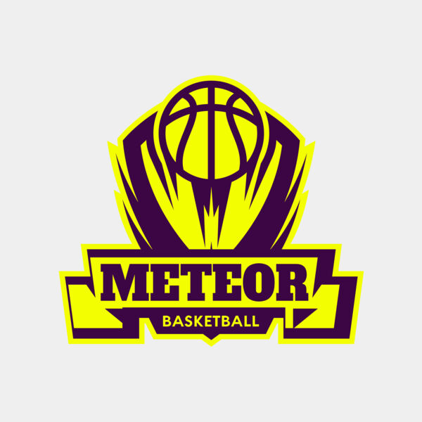 Meteor Basketball Logo Template Thumbnail