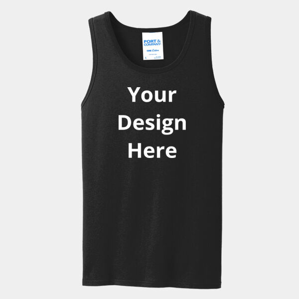Your Design Here - Core Cotton Tank Top Thumbnail