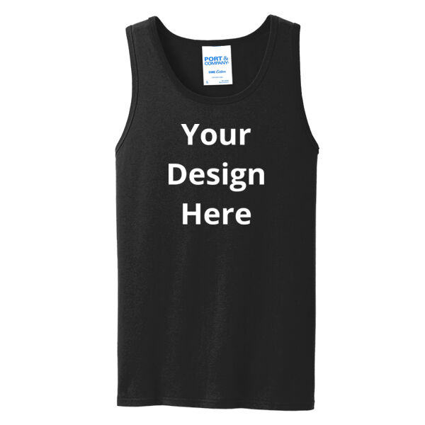 Your Design Here - Core Cotton Tank Top Thumbnail