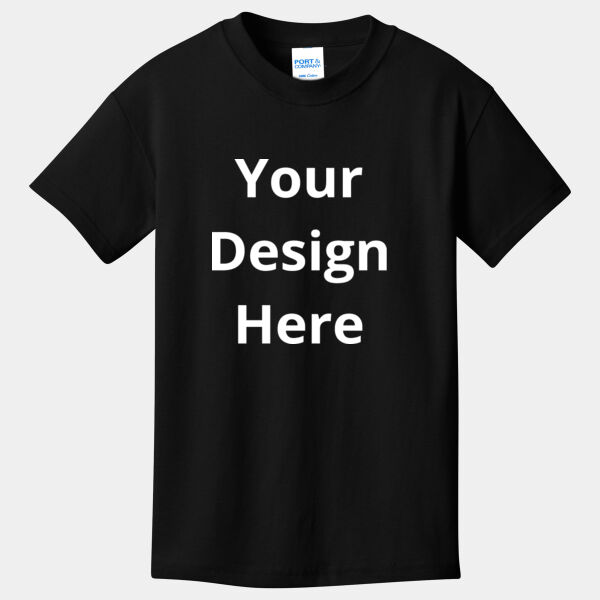 Your Design Here - Youth Core Cotton Tee Thumbnail