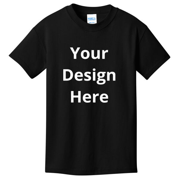 Your Design Here - Youth Core Cotton Tee Thumbnail