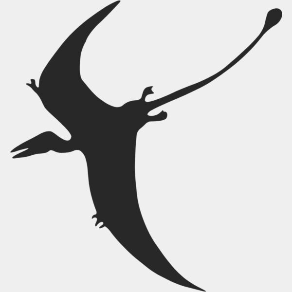 Pterodactyl Dinosaur Silhouette 3 Thumbnail