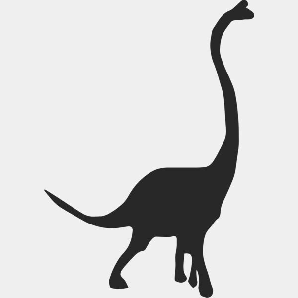 Brachiosaurus Dinosaur Silhouette 6 Thumbnail