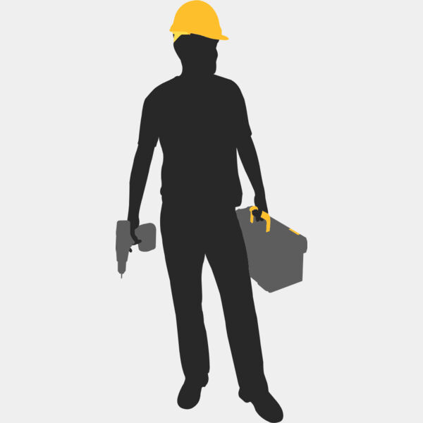 Construction Worker Silhouette 17 Thumbnail