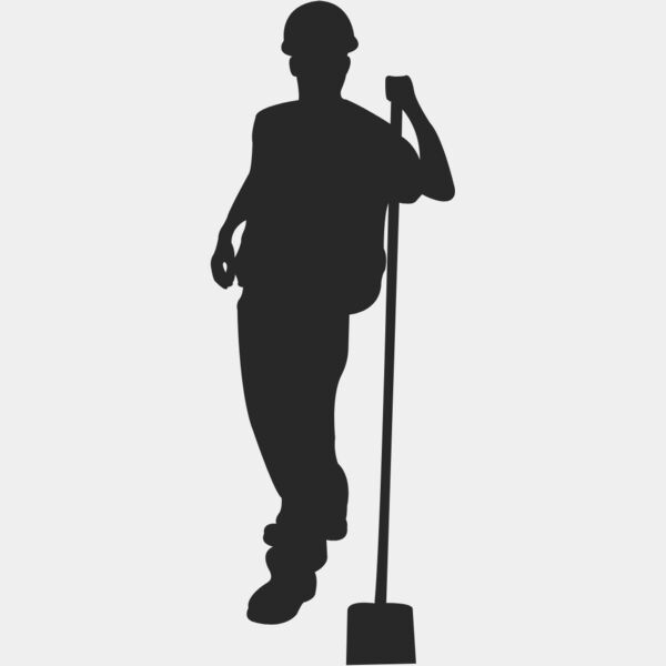 Construction Worker Silhouette 1 Thumbnail