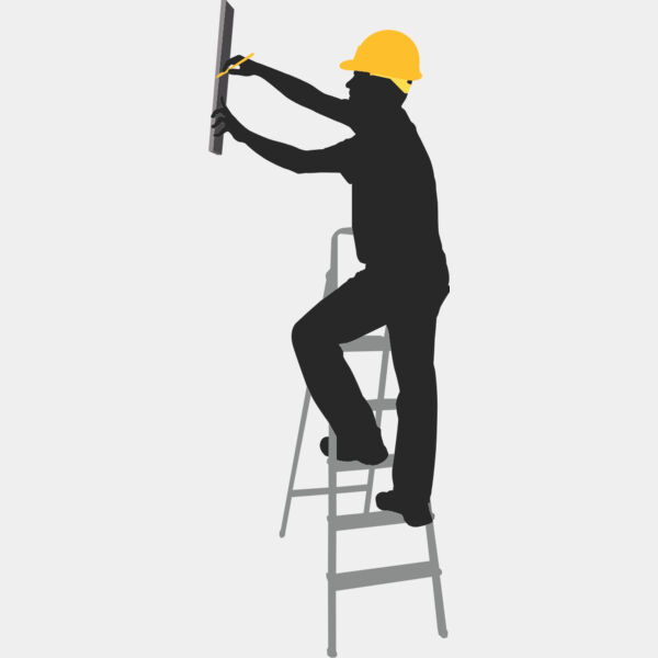 Construction Worker Silhouette 12 Thumbnail