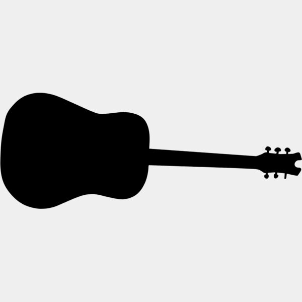 Acoustic Guitar Silhouette 1 Thumbnail