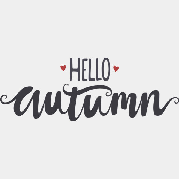 Hello Autumn Fall Text 1 Thumbnail