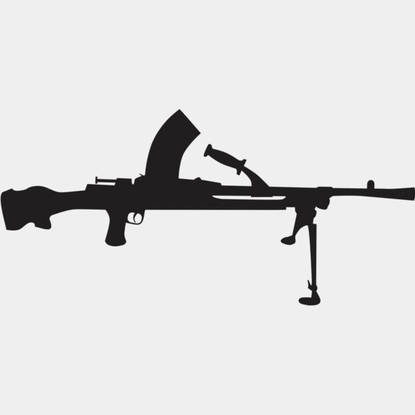 Machine Gun Silhouette 5 Thumbnail