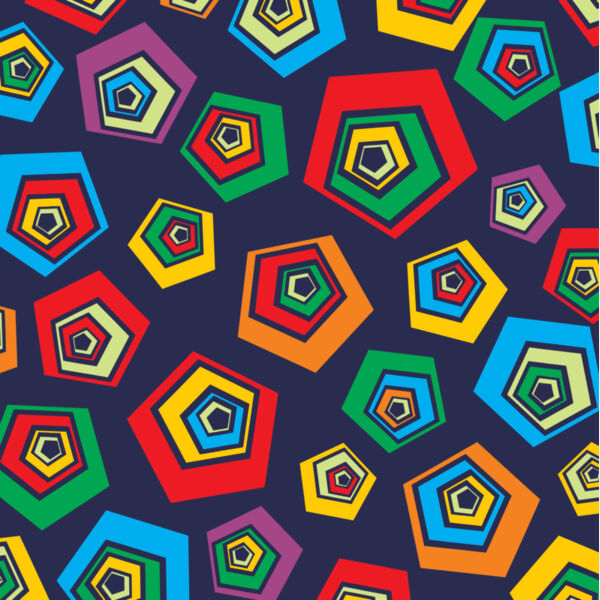 Groovy Pentagon background 1 Thumbnail