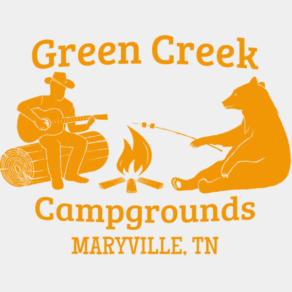 Camping Campfire Bear Template 1 Thumbnail