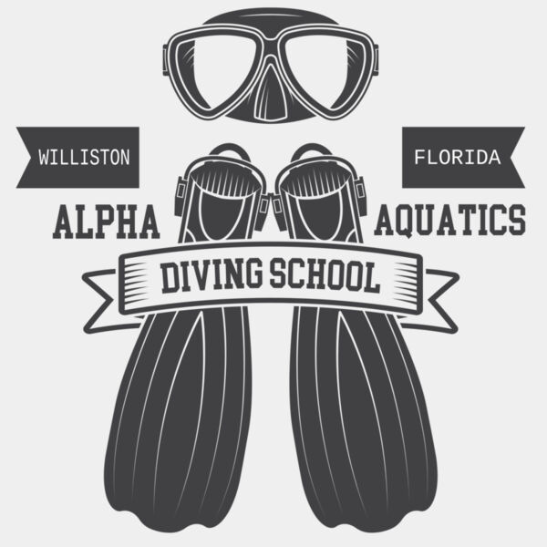 Scuba Diving Goggles Flippers Template 1 Thumbnail