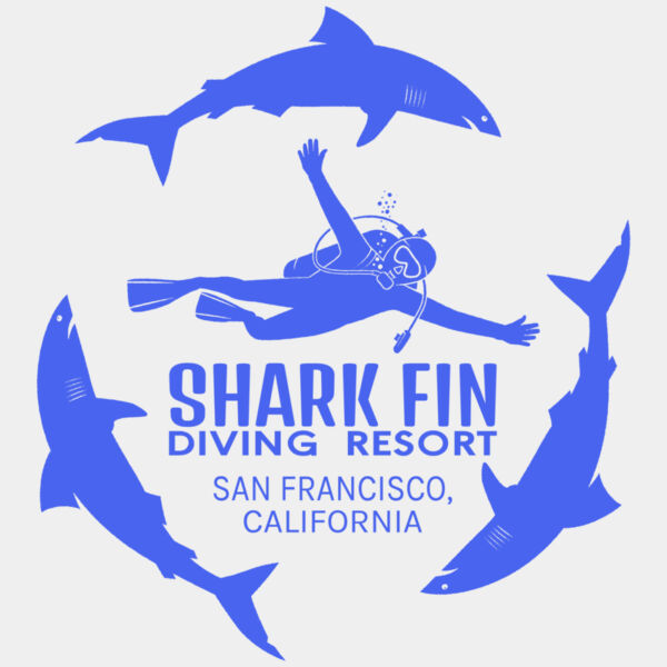 Scuba Diving Shark Template 1 Thumbnail