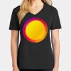 Ladies Core Cotton V-Neck Tee Thumbnail