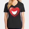 Ladies Core Cotton V-Neck Tee Thumbnail